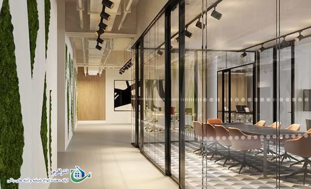 پارتیشن دوجداره شیشه ای