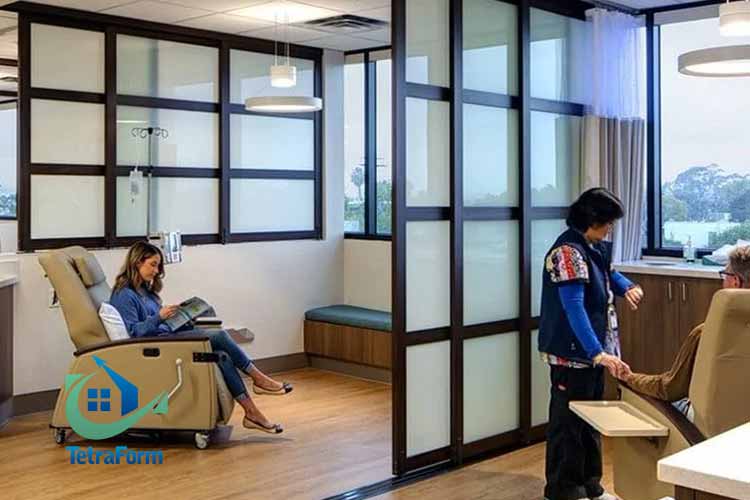 پارتیشن بندی مطب پزشکی